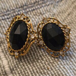 Vintage clip on earrings
